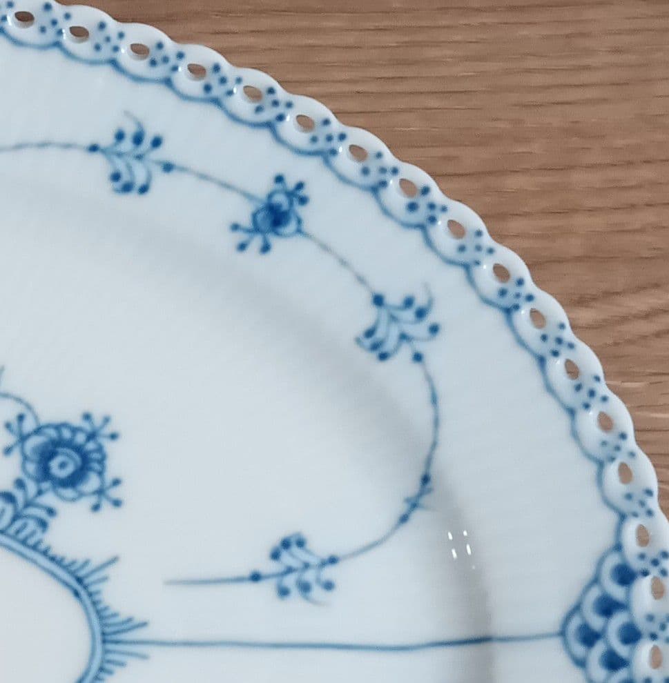 ブルーフルーテッド フルレース オーバルディッシュ