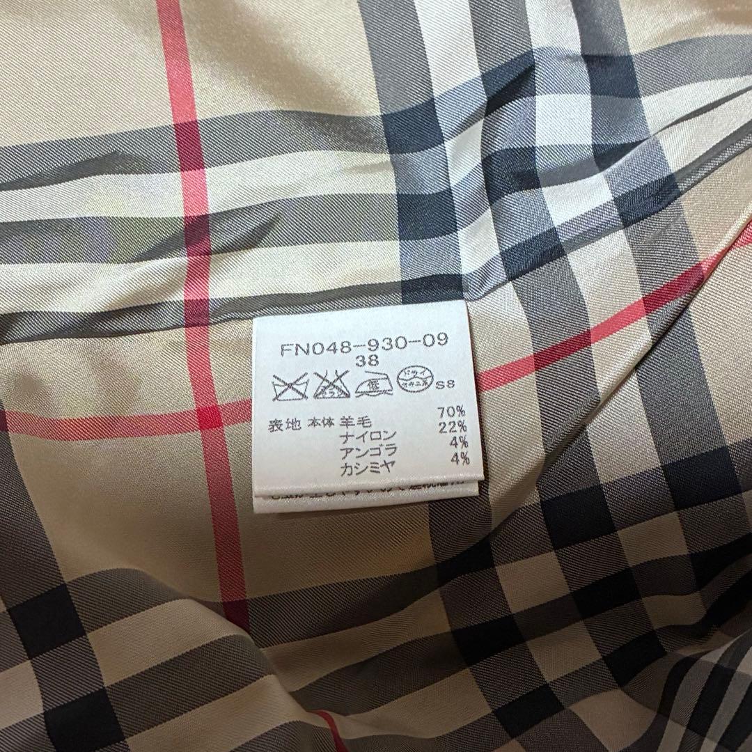 未使用級✨カシミヤBURBERRY LONDONダッフルコート ノバチェック