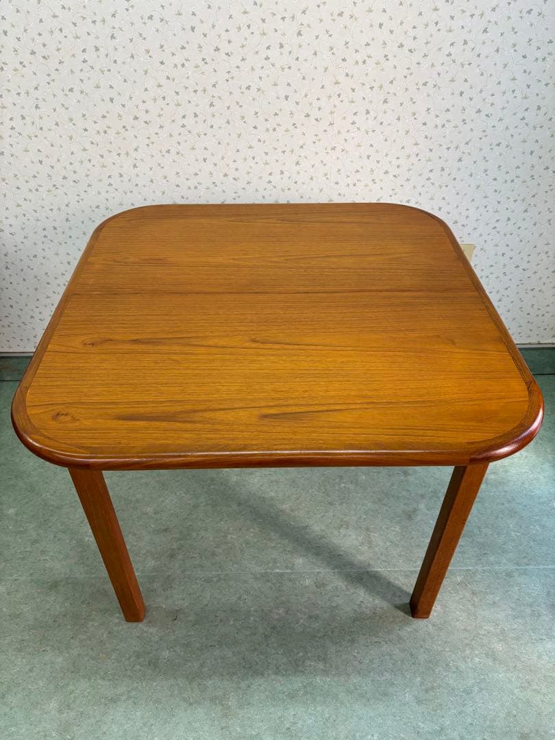 デンマーク　ヴィンテージ　エクステンション　スクエア　ダイニングテーブル