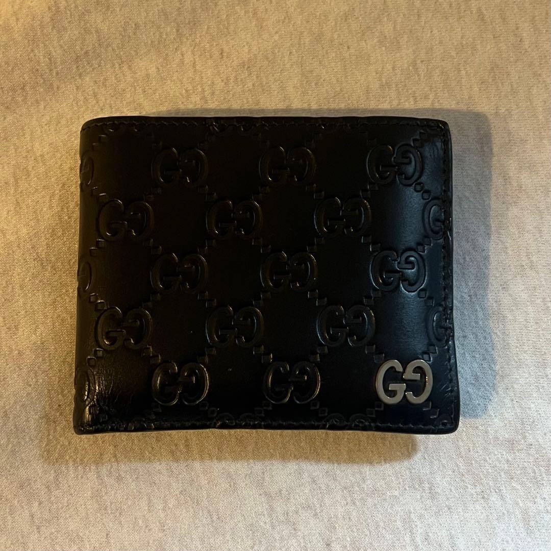 GUCCI 二つ折り財布 ブラック