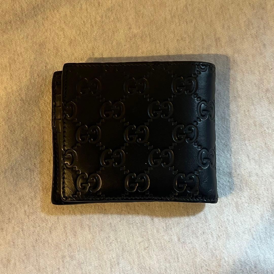 GUCCI 二つ折り財布 ブラック