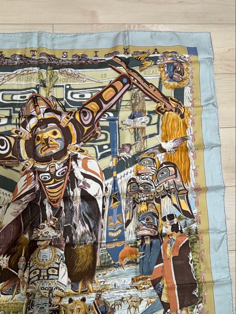 あき　エルメスのシルクスカーフ 「 ツィツィカ - TSITSIKA 」