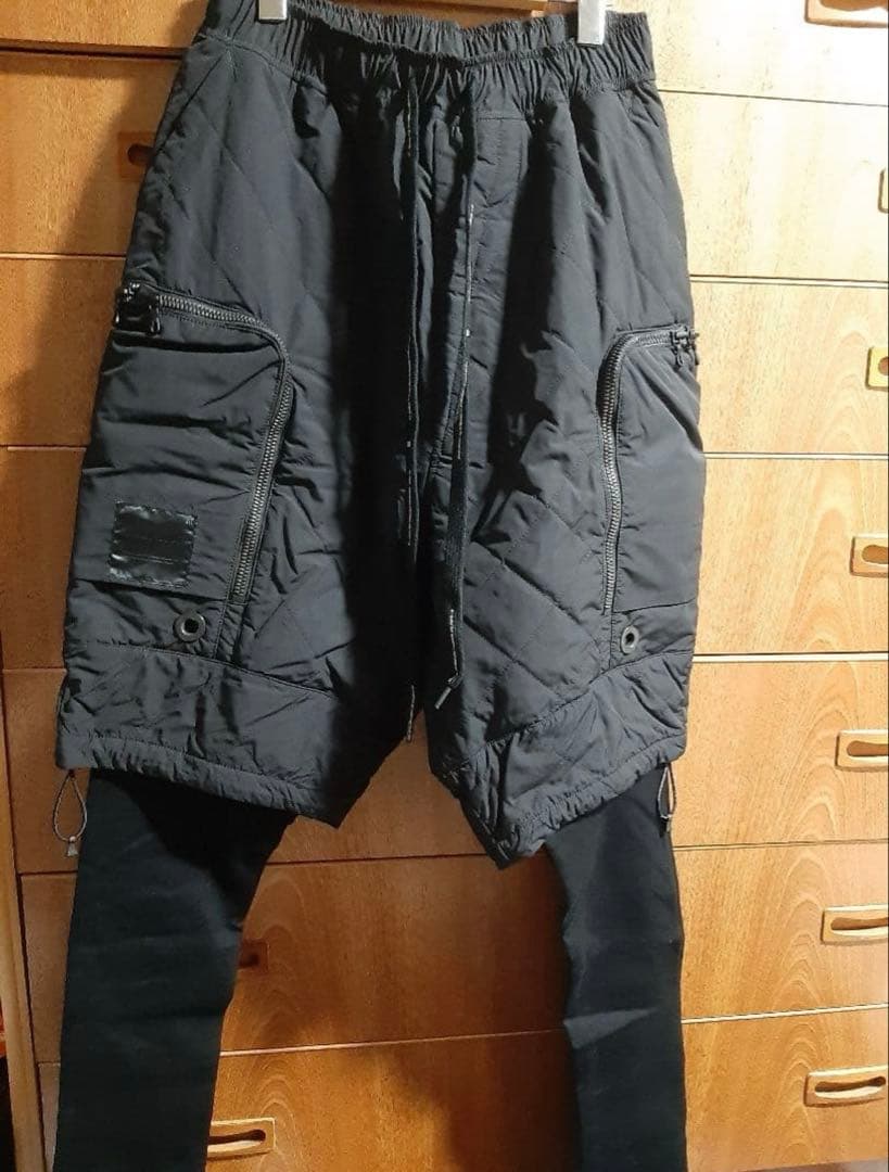 nilos 21aw キルティング レイヤード パンツ レギンス