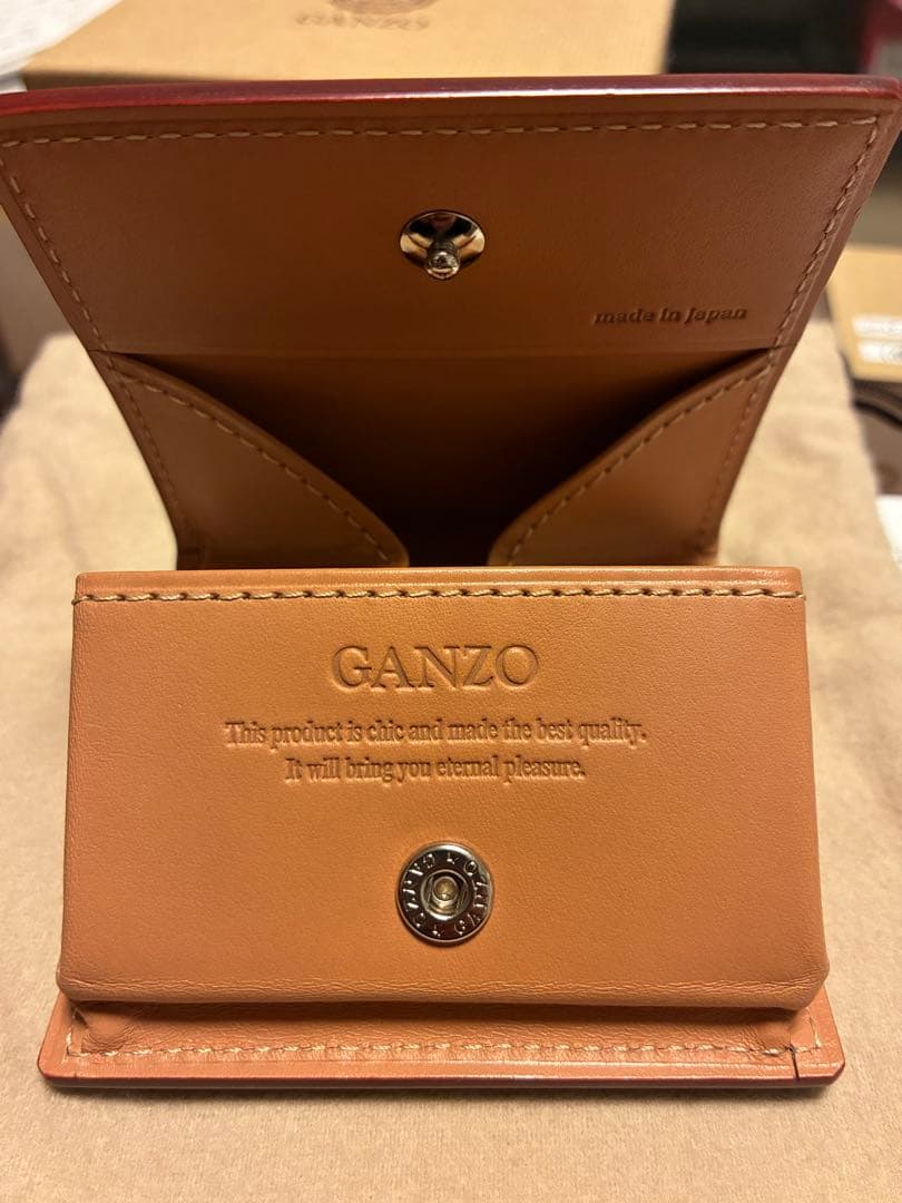 GANZO ブラック 国産コードバン　ケース