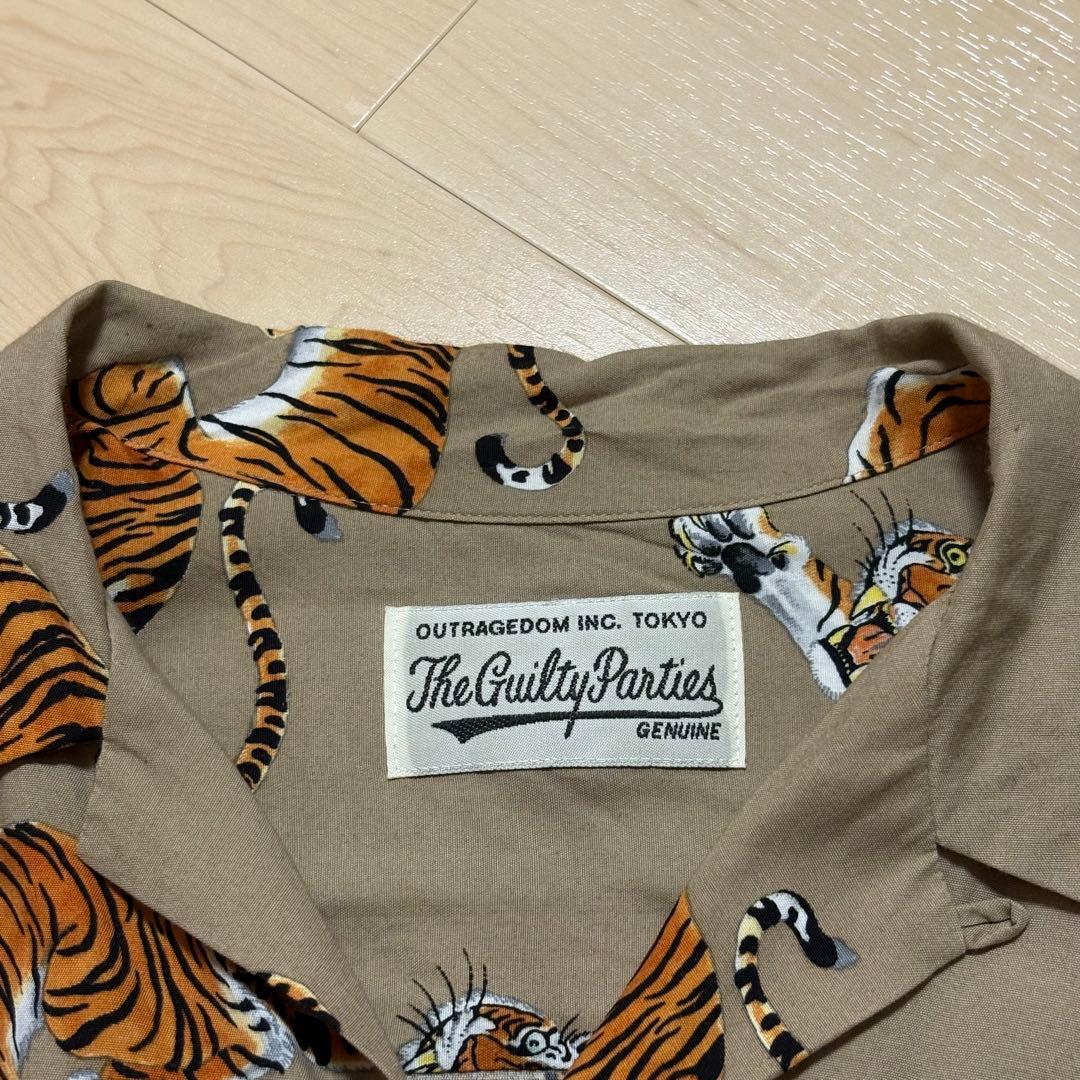 ワコマリア　WACKOMIRIA　アロハシャツ　虎柄　トラ　ティムリーハイ
