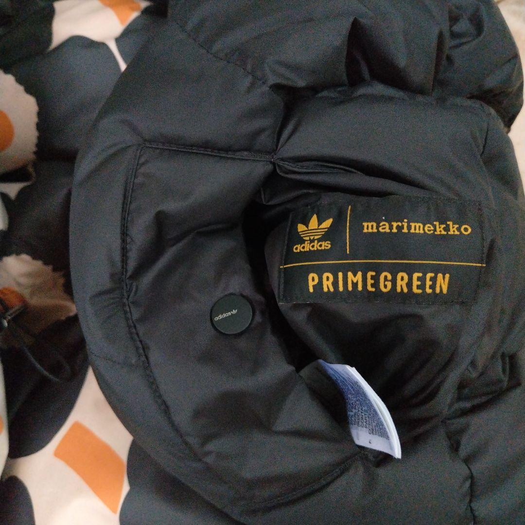 アディダス×マリメッコ コラボ リバーシブル ジップアップ ダウンベスト XS