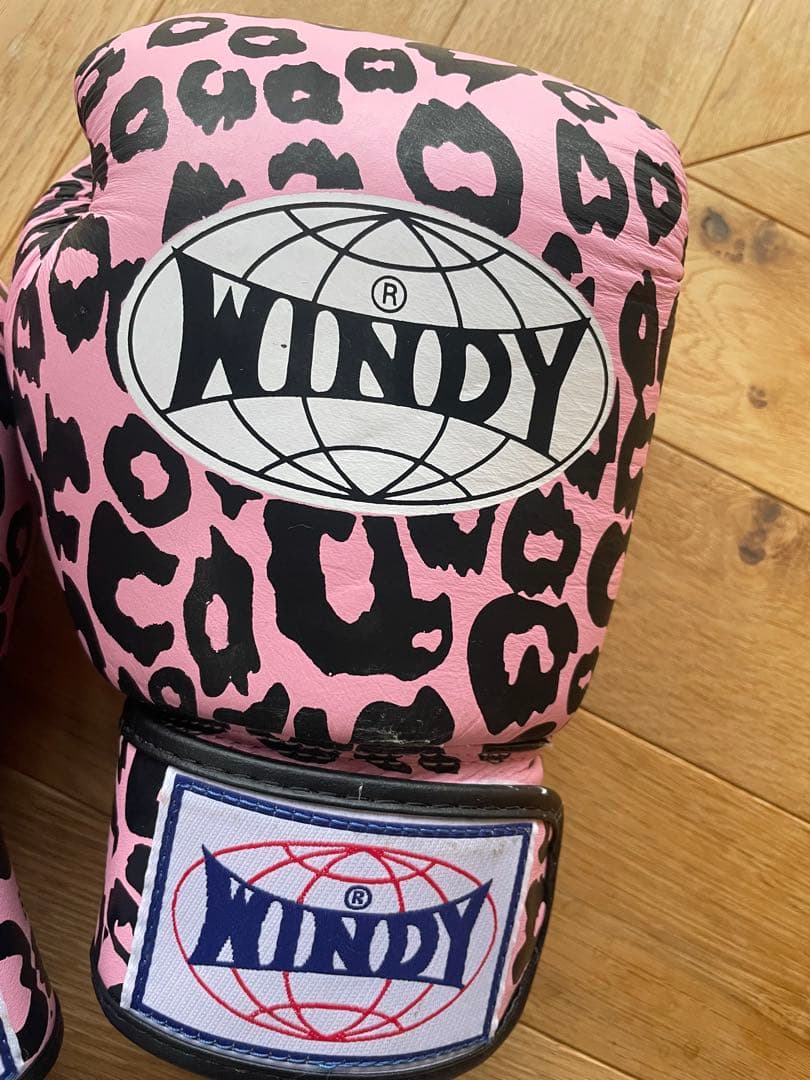 《レアカラー》WINDY ボクシンググローブ 8 oz レオパード柄