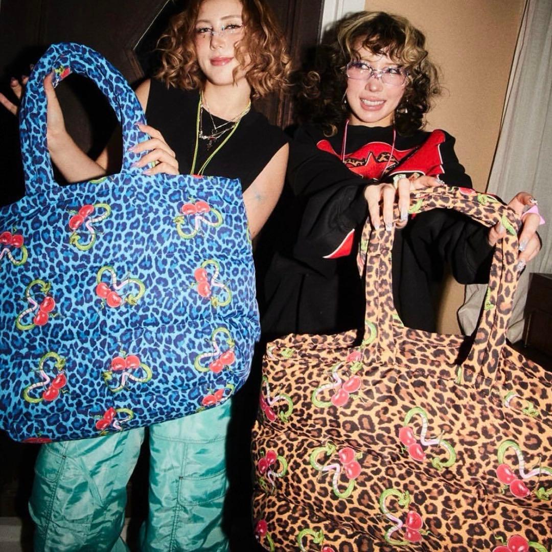 【未開封美品】レオパード中綿BIGバッグ　Re.仲里依紗さんブランド