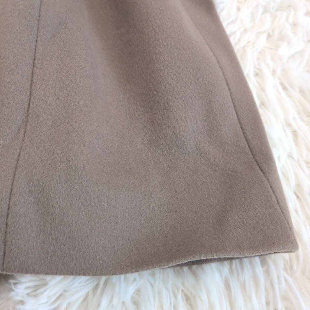 【23区】 ロングコート ウール グレージュ ロロピアーナ 大きいサイズ 46