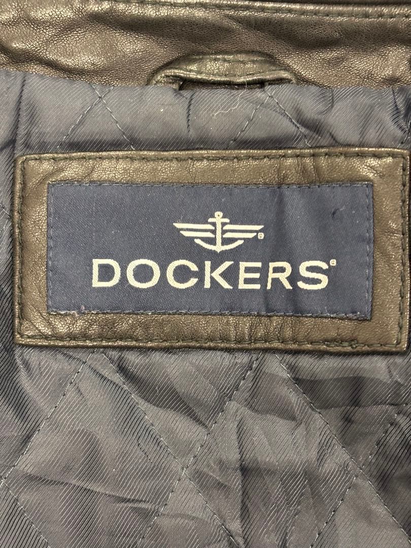 90s DOCKERS ラムレザージャケット XXL