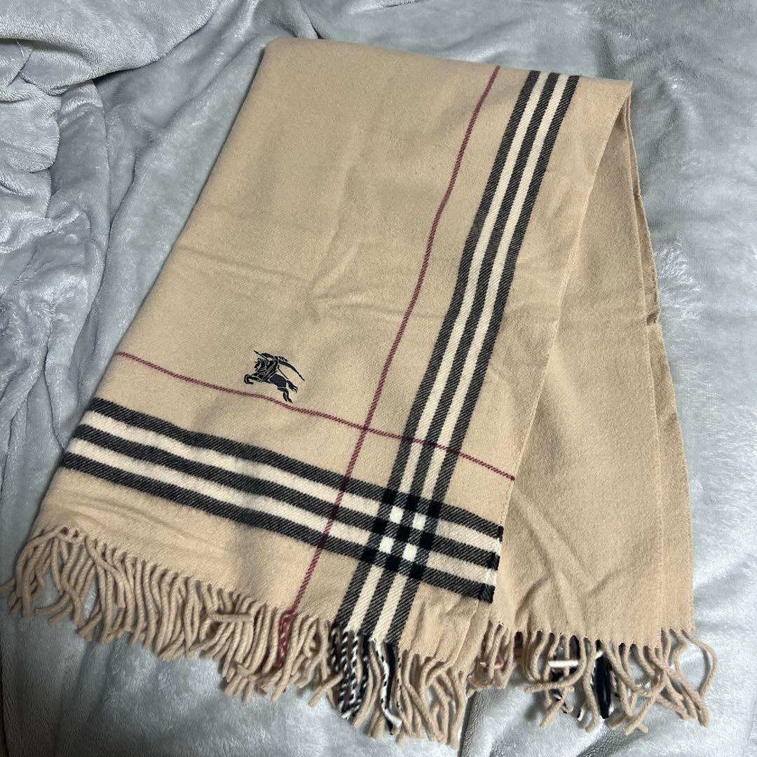 ま*る様 Burberry 大判　ストール　マフラー　ショール　チェック柄