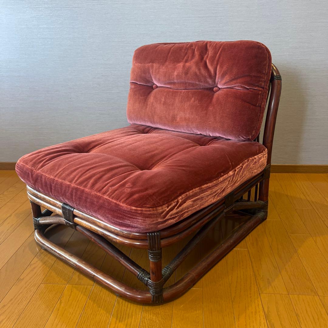 piece of cake様YAMAKAWAラタン籐 ソファ ヴィンテージNO1