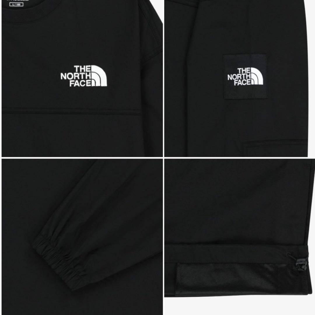 M＊アルバニークルーネック：ブラック　黒＊ロンT＊ノースフェイス＊韓国限定