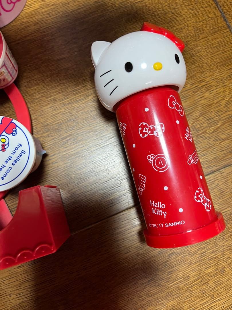 キティ　レトロ　小物入れ　マスキング　ゴミ箱　ミトン　ポンプボトル　収納