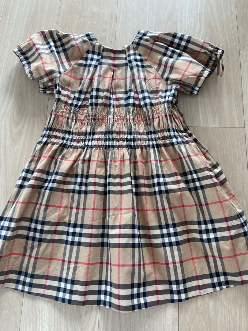 ⭐︎BURBERRY 半袖 チェック柄 ワンピース 98cm⭐︎
