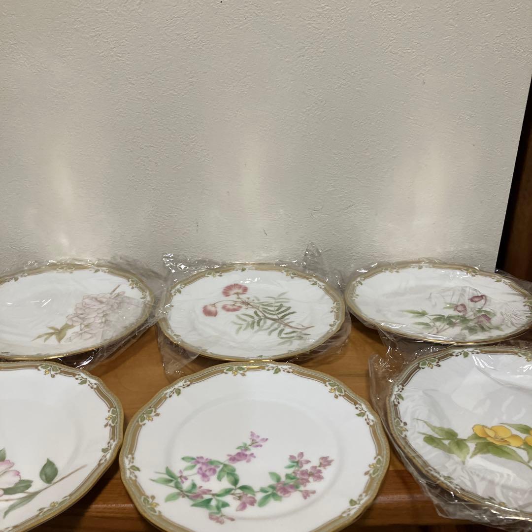 ノリタケ ガラコンテッサ　廃盤 金縁ケーキ皿6枚　高級シリーズ