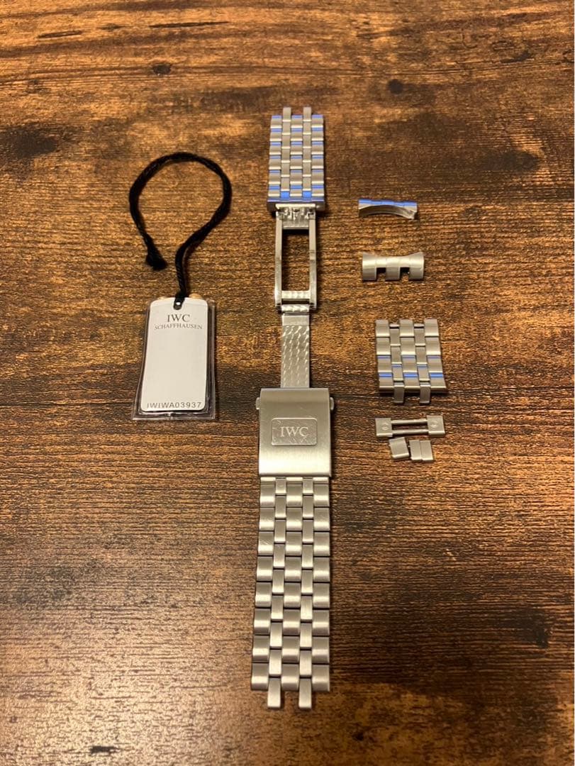 IWC マークシリーズ　純正ステンレスブレスレット　美品‼️
