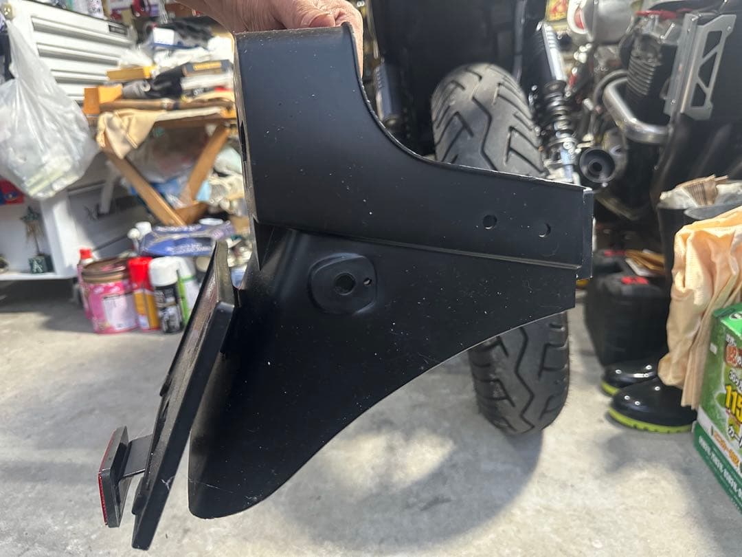 ゼファー400c2 純正ナンバープレートホルダー