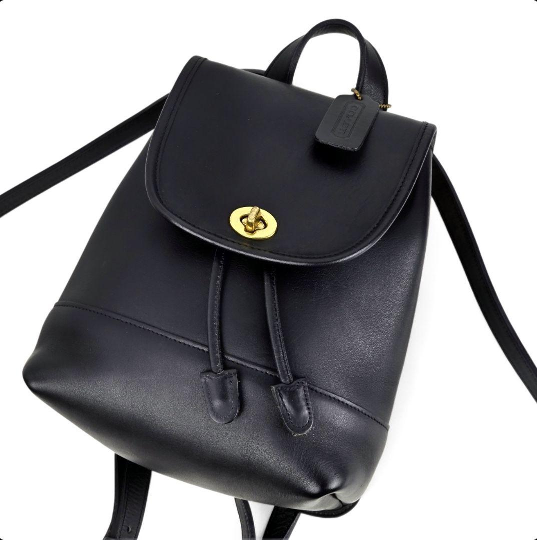 美品 コーチ COACH オールドコーチ ターンロック リュックサック USA製