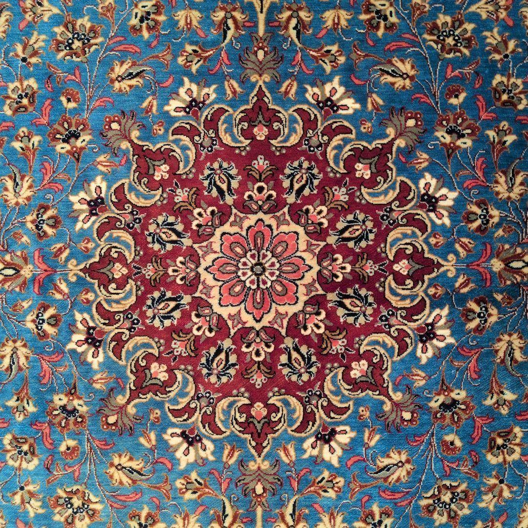 102X152cmペルシャ絹じゅうたん・クム(ナイン・ギャッベ・タブリーズ