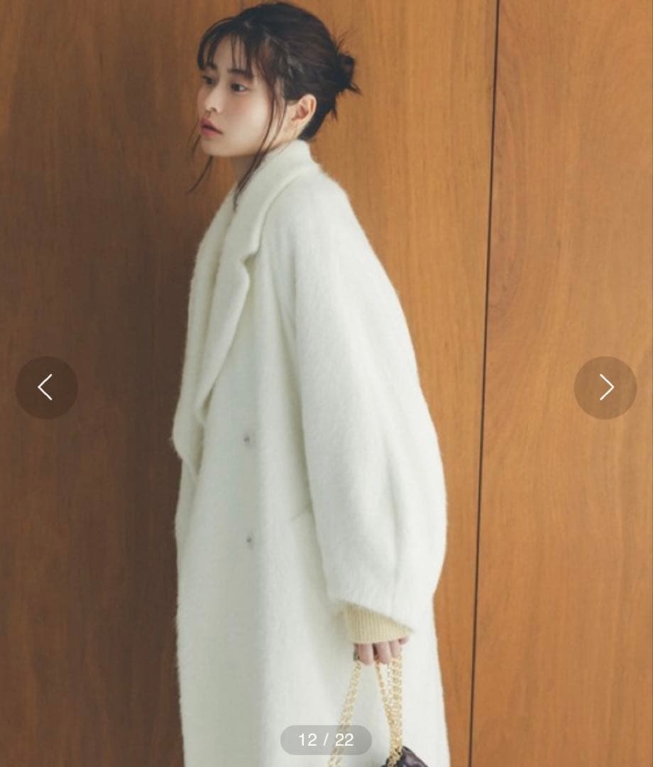 【最終お値下げ】SNIDEL　シャギーロングコート