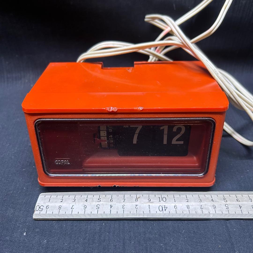 ▽Db右1098 コパル デジタルアラームクロック RP-160 パタパタ時計