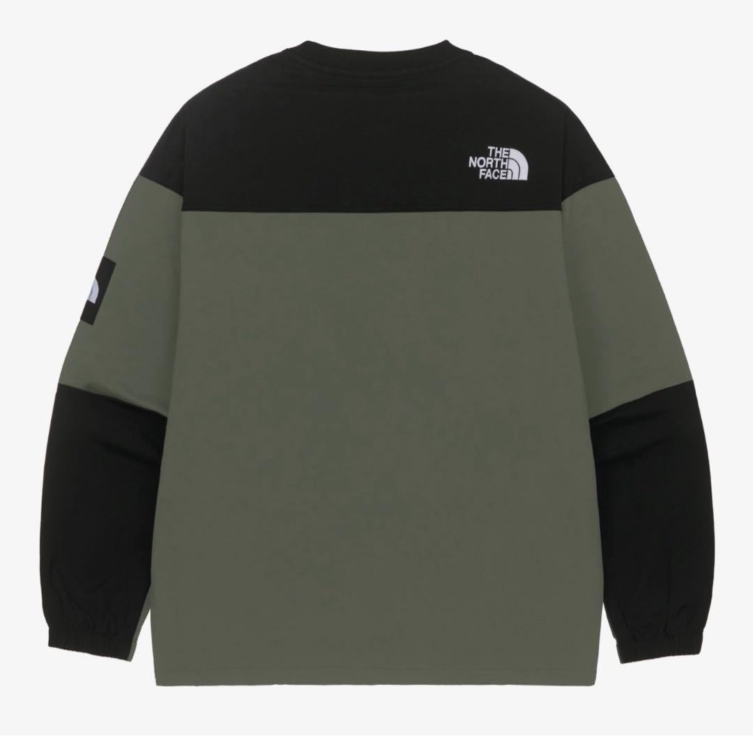 ノースフェイス　ALBANY CREWNECK クルーネック　L　カーキ