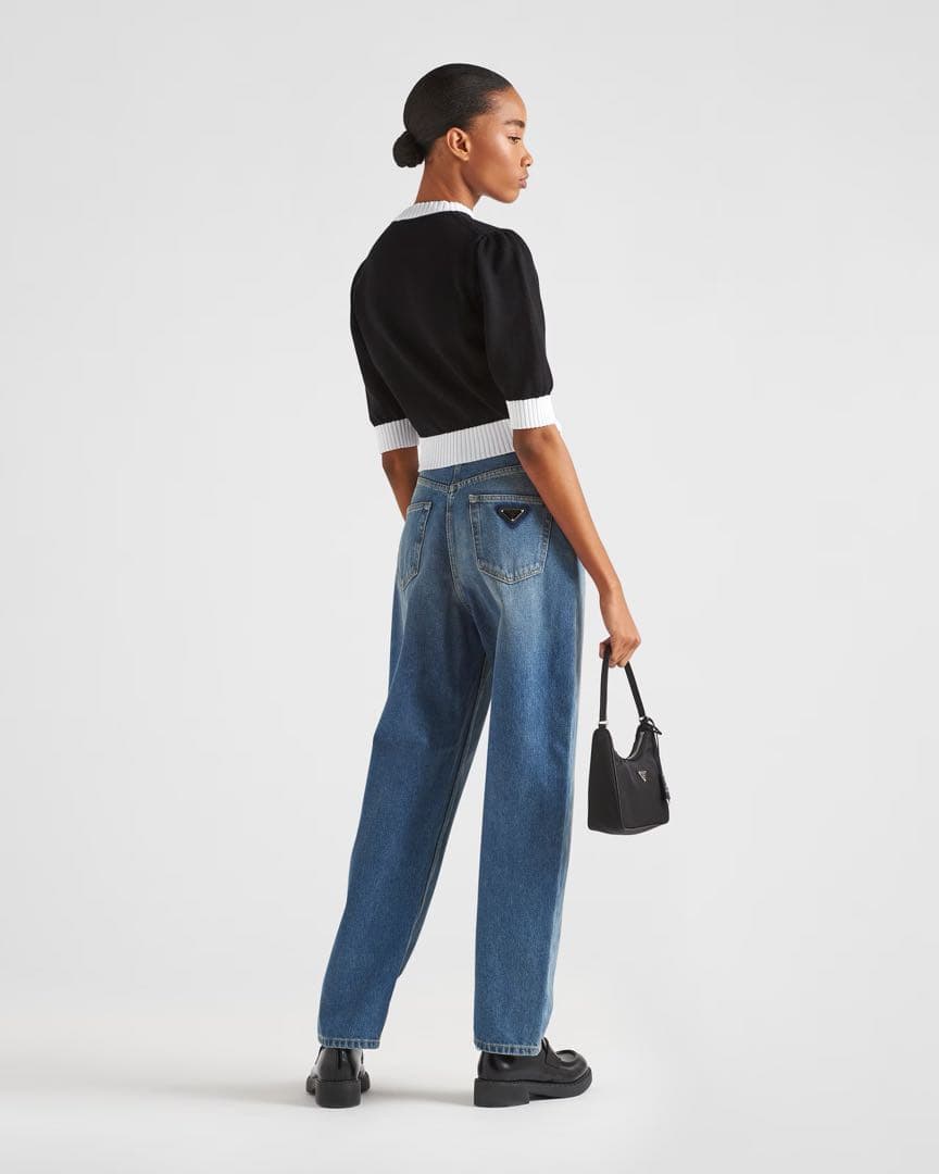 【くまくま♡品】PRADA コットン クルーネック セーター