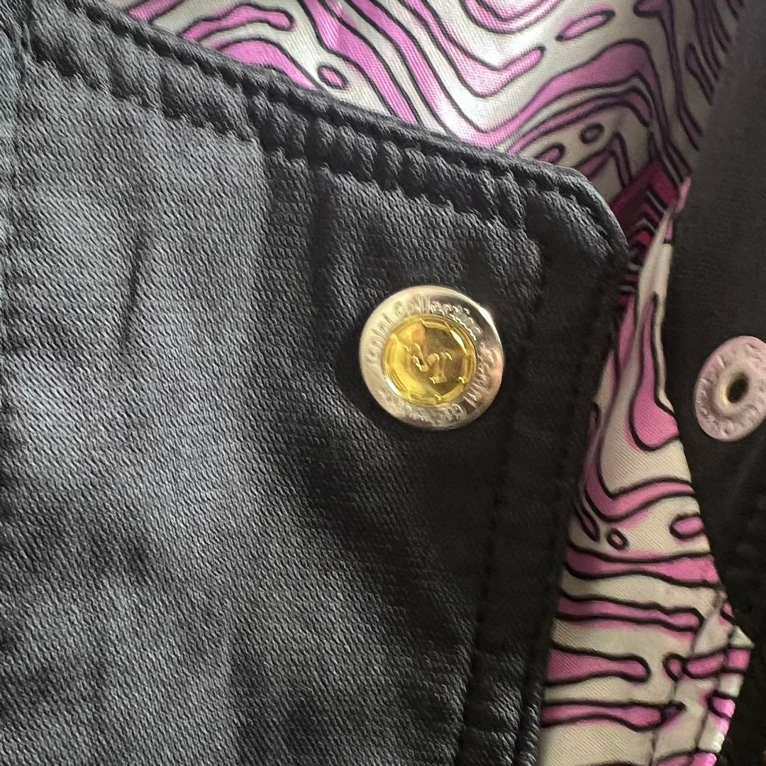 美品　レトロ　スキーウェア セットアップ　紫　黒　LLサイズ