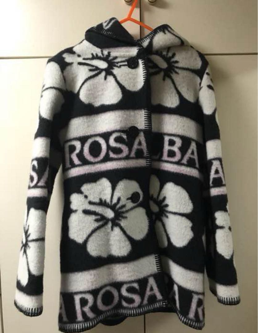 美品 レア ALBA ROSA ダッフルコート ハイビスカス 当時物 最安値
