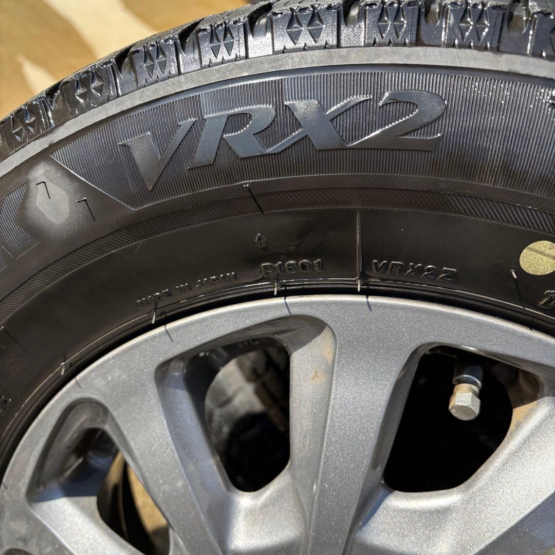 ブリヂストン VRX2 スタッドレスとアルミ 4本セット 145/80R13