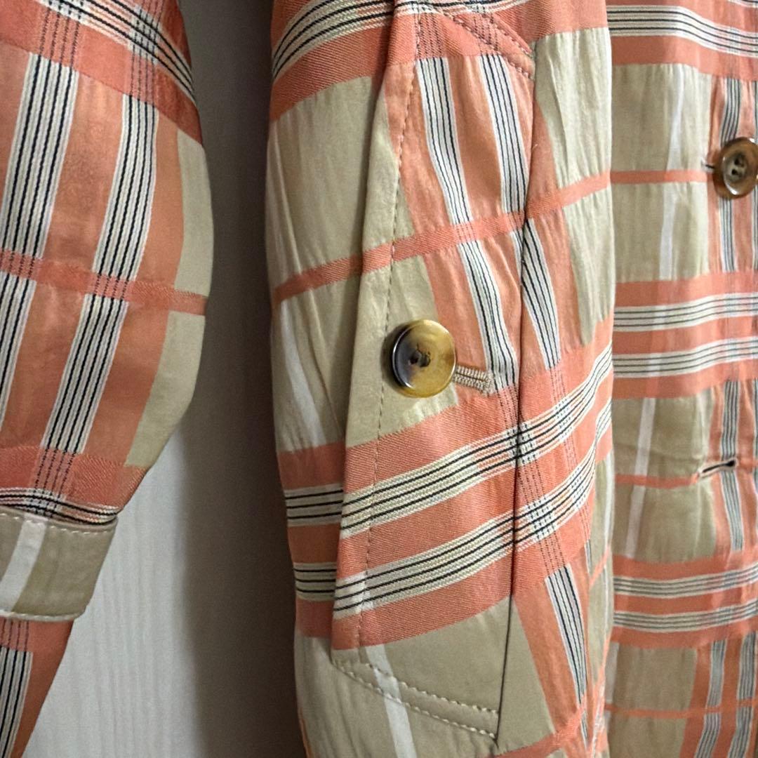 【美品】BURBERRY チェック柄 トレンチコート 38