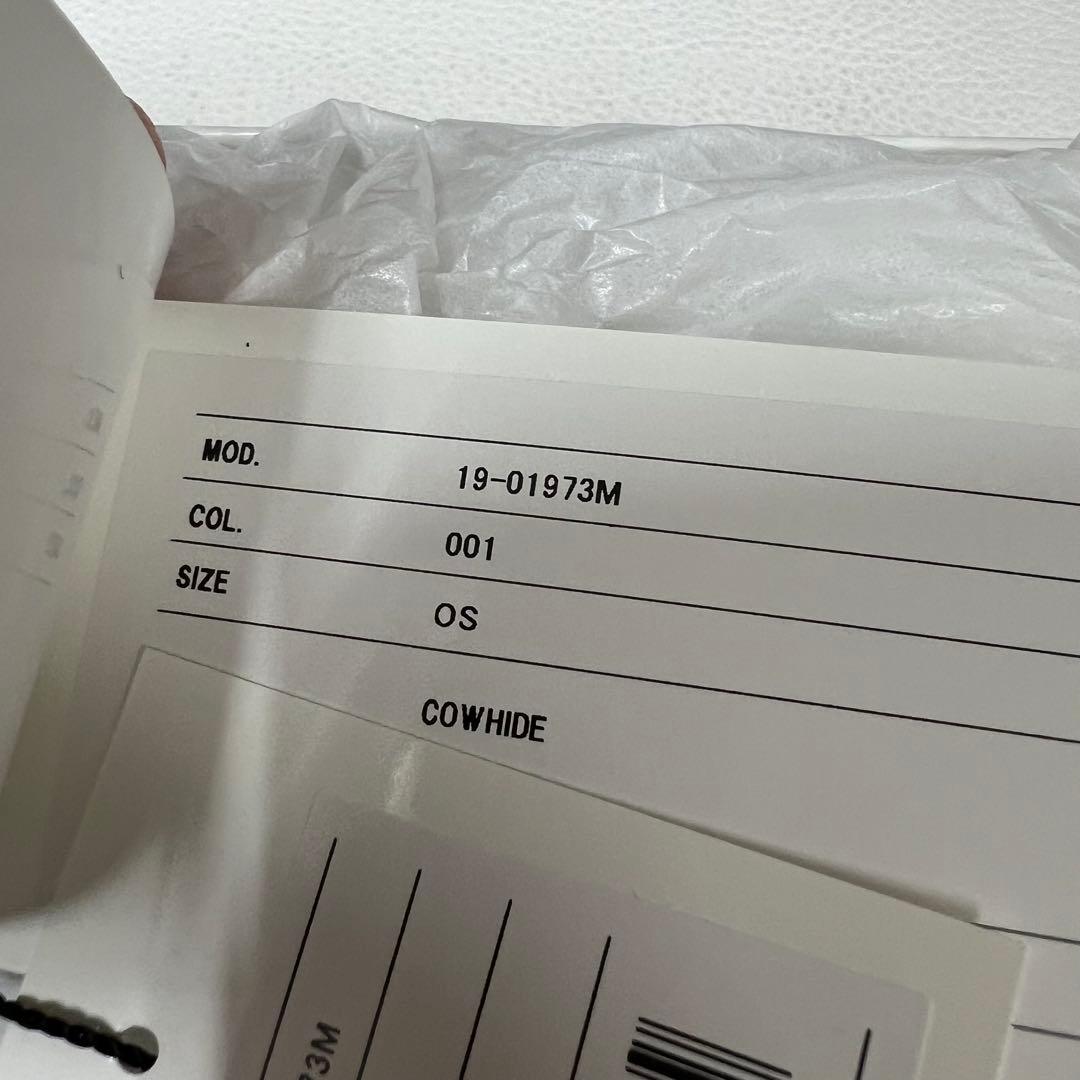 国内正規品 sacai サカイ 革ベルト 黒 ブラック