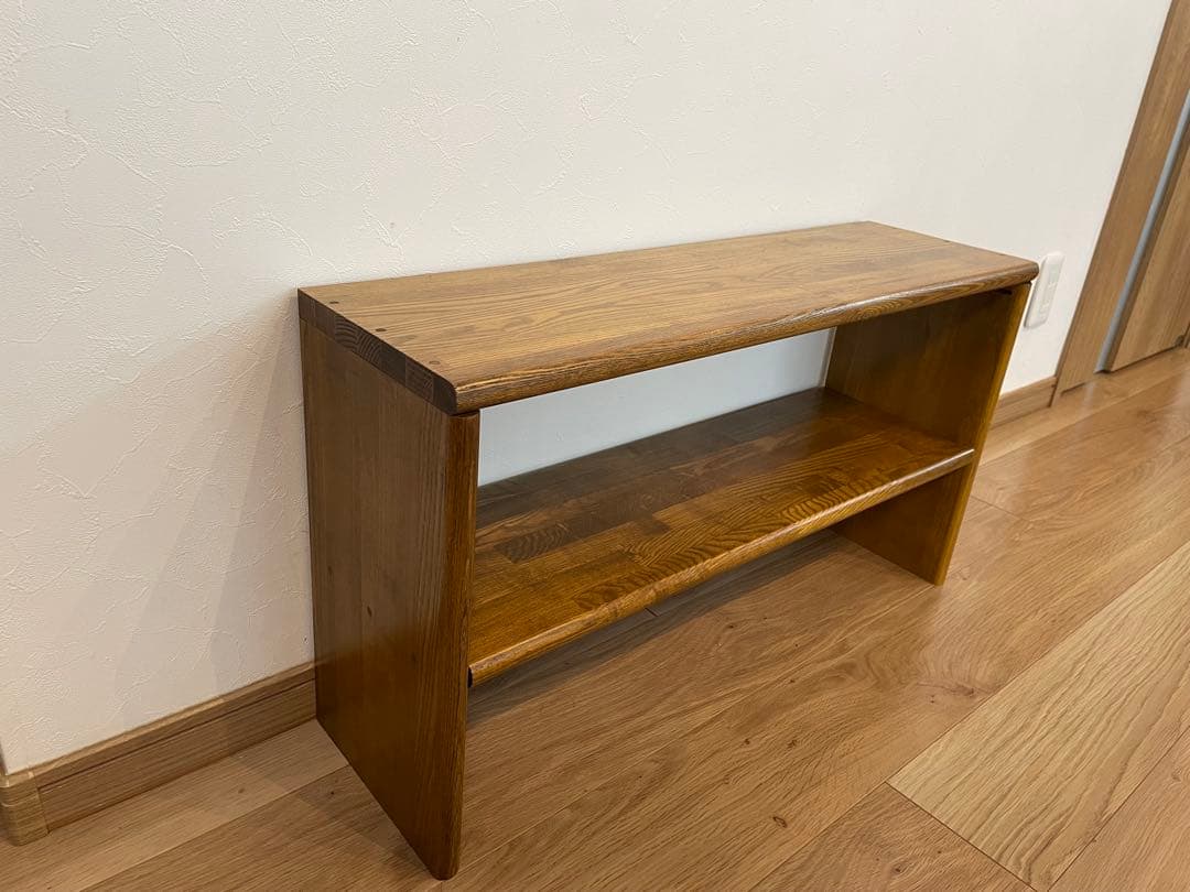 なごさん専用　ローテーブル　棚　カフェテーブル　テレビボード　無垢　オーク