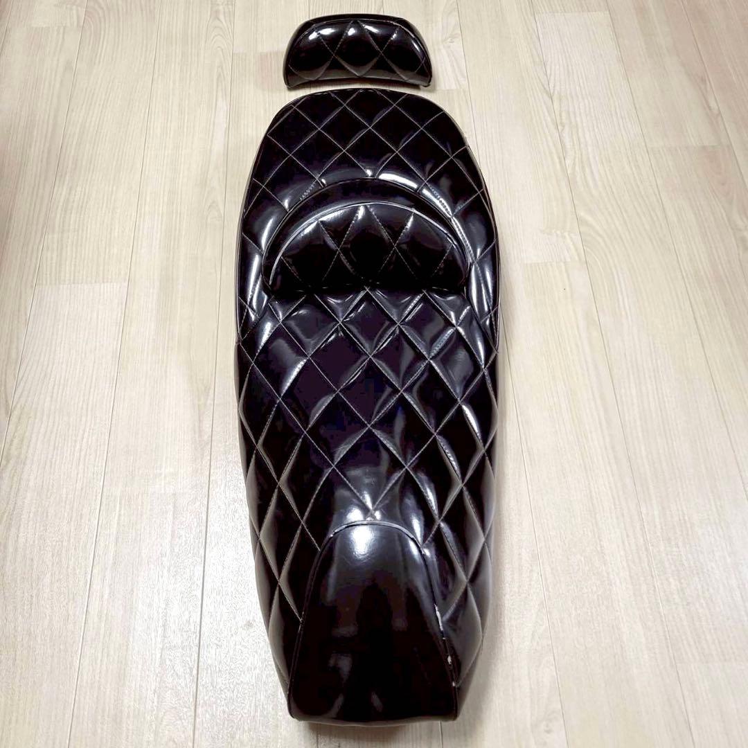 ヤマハ マグザム エナメル シート バックレスト付き