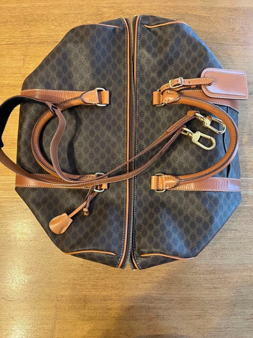 CELINE セリーヌ マカダム ボストンバッグ 40 ヴィンテージ