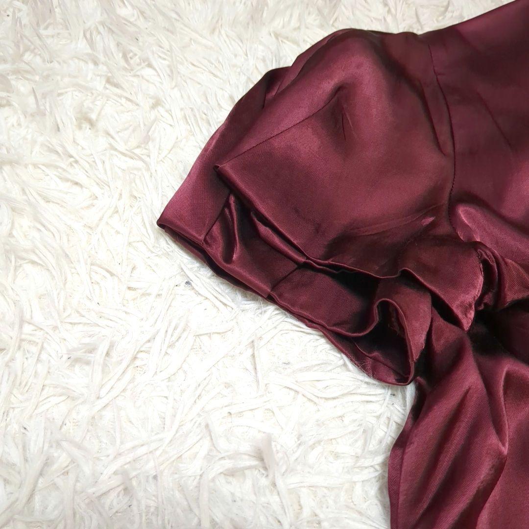 【美品】プラダ☆フリル　ボウタイ　現行　42サイズ　ブラウス　XL