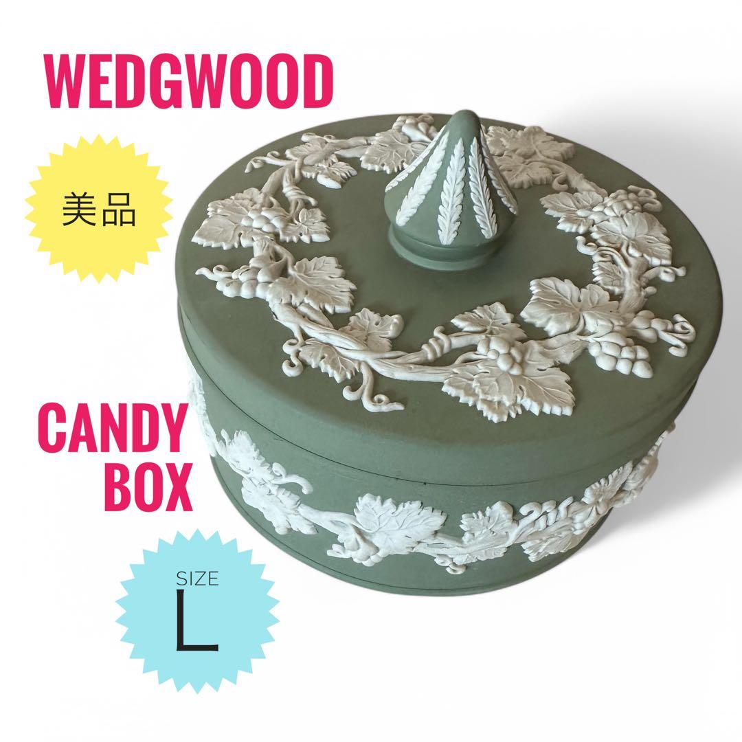 ☆☆ロンドンアンティーク☆キャンディーボックス☆サイズＬ☆美品☆