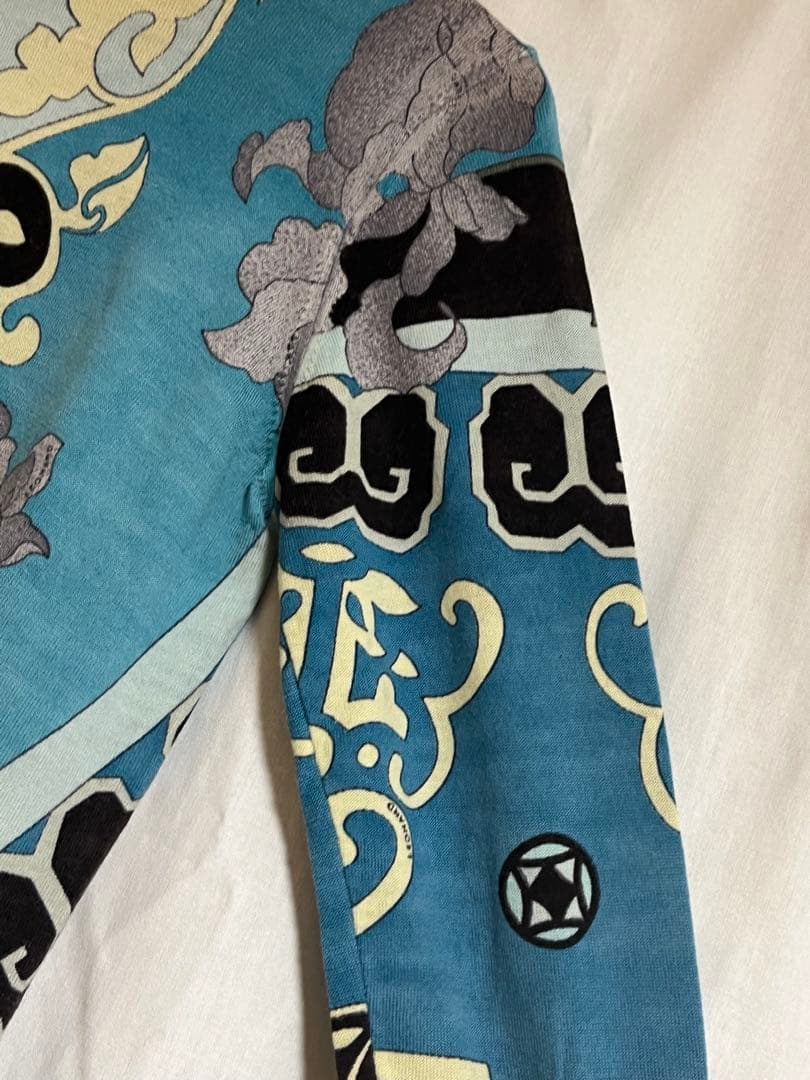 LEONARD Paris レオナール パリ 五分袖ニットトップス デパート購入