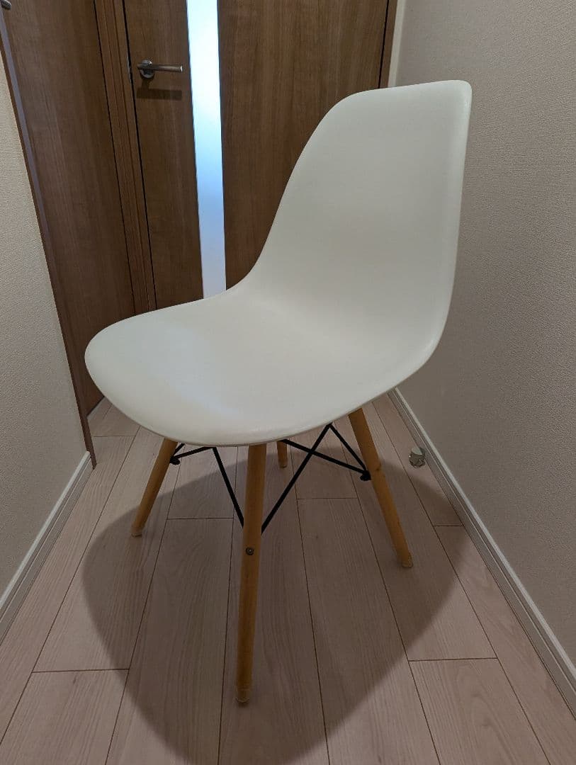 【直接取引優先】ホワイトダイニングチェア4脚