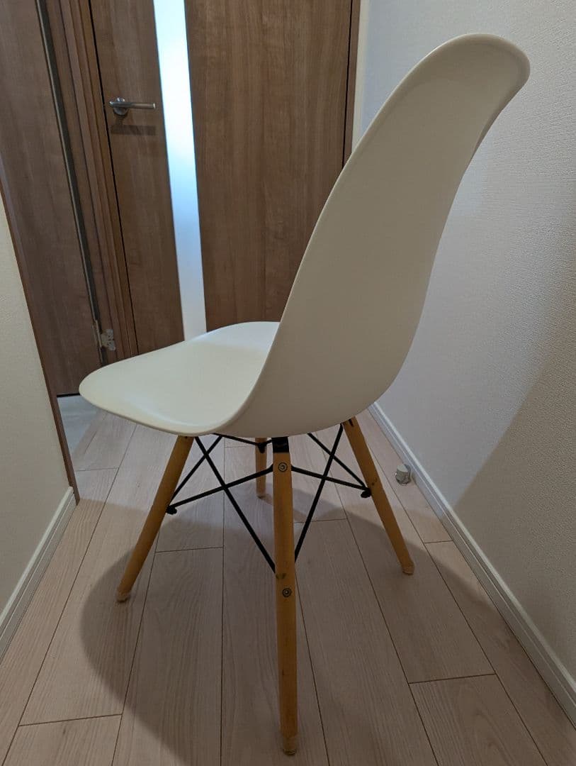 【直接取引優先】ホワイトダイニングチェア4脚