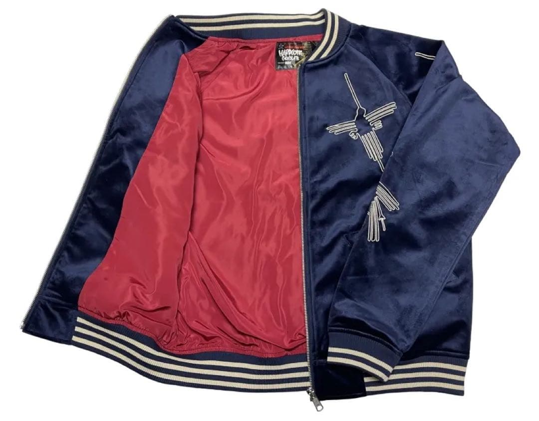 美品　ハードコアチョコレート　ナスカジャン　2023 スポンディルスブルー　XL