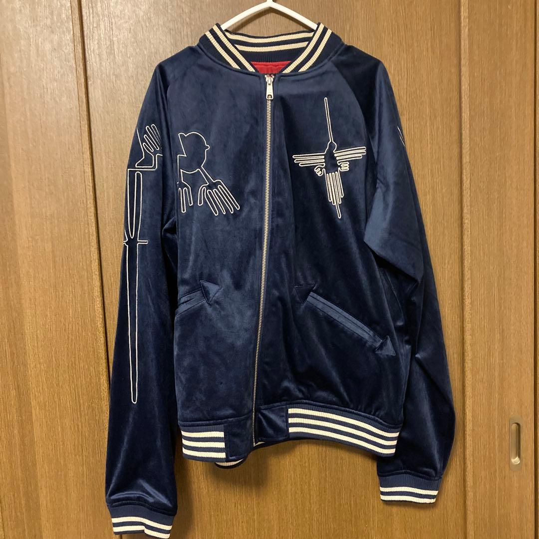 美品　ハードコアチョコレート　ナスカジャン　2023 スポンディルスブルー　XL