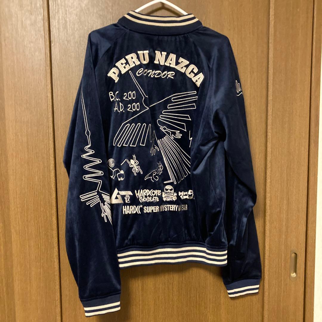 美品　ハードコアチョコレート　ナスカジャン　2023 スポンディルスブルー　XL