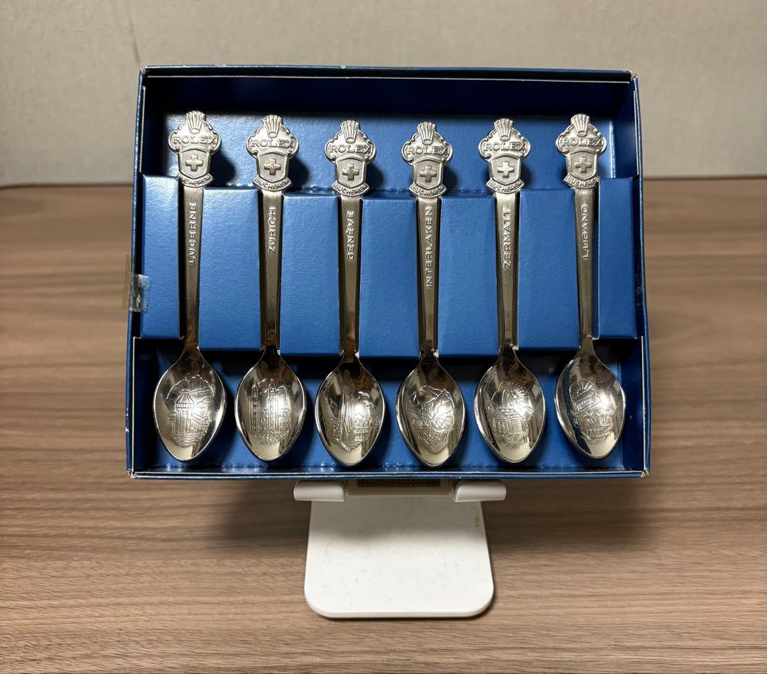 【未使用 非売品 】ROLEX BUCHERER カトラリースプーンセット