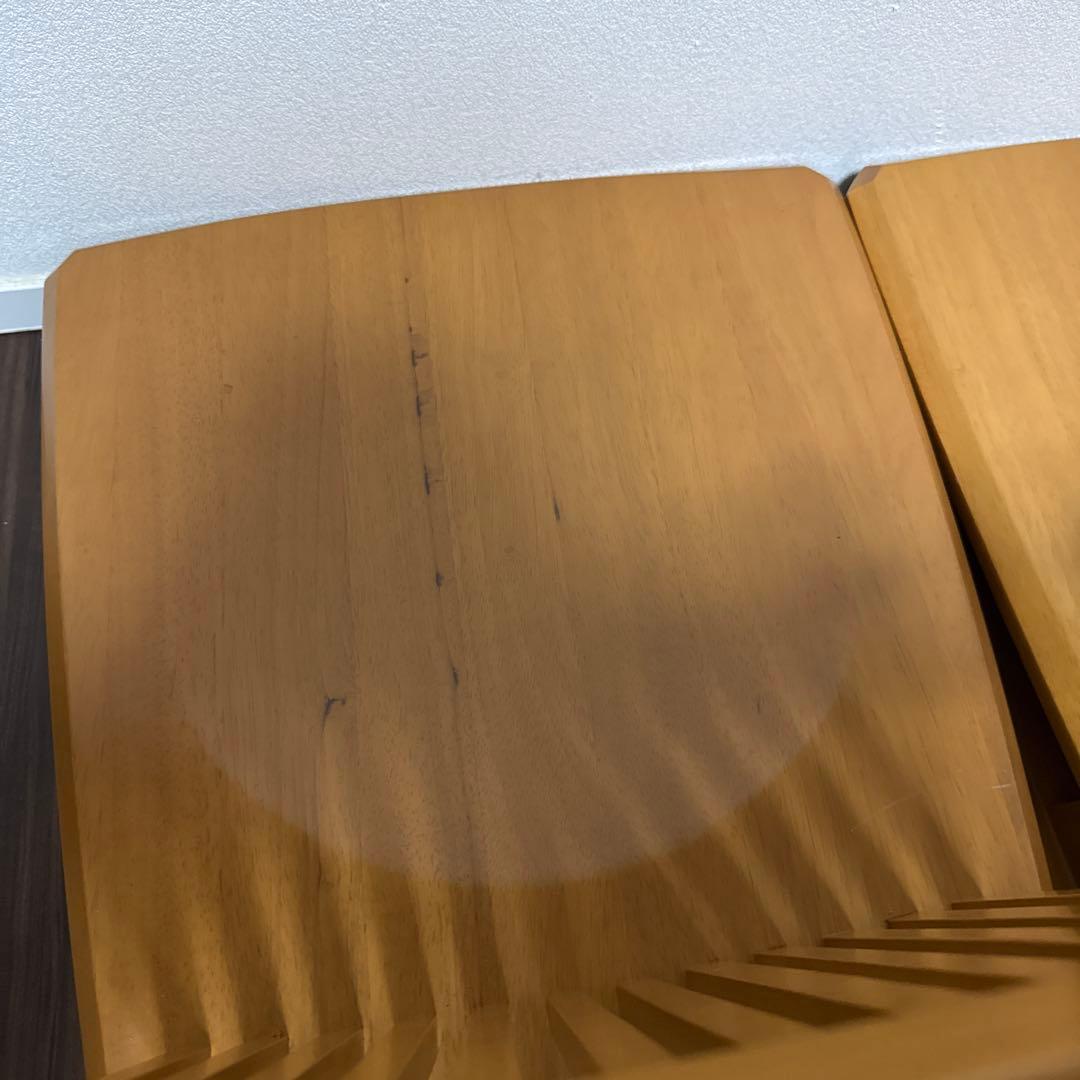 ミキモク ZENシリーズ 2脚セット 座椅子 ローチェア イス 天然木 希少 ①