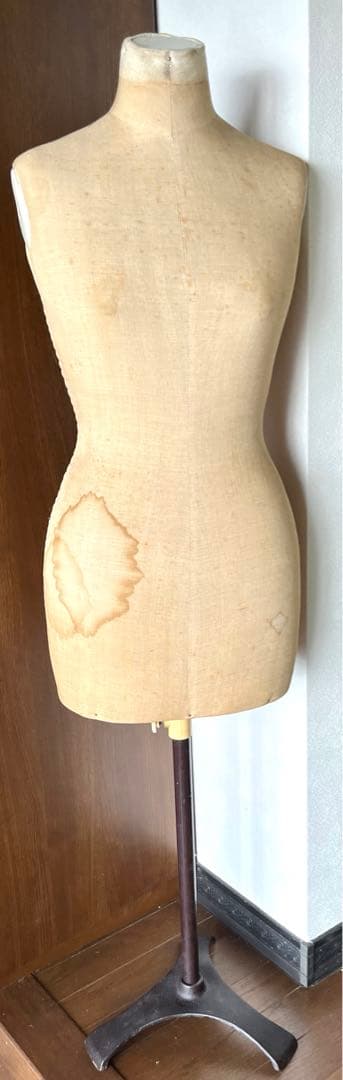 トルソー　マネキン　レトロ　アンティーク　高さ調節可能　レディース