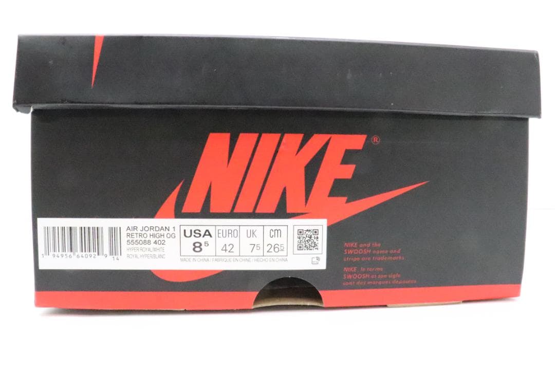ナイキ エアジョーダン1 ハイ OG 77-JD2508-69