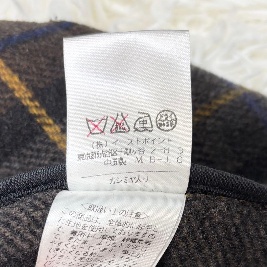 EAST BOY LanificioNencini カシミヤ混 ダッフルコート