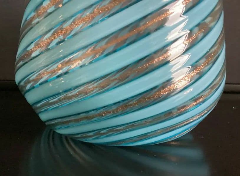 ベネチアンガラス　イタリア　ムラーノガラス　ボトル H26cm
